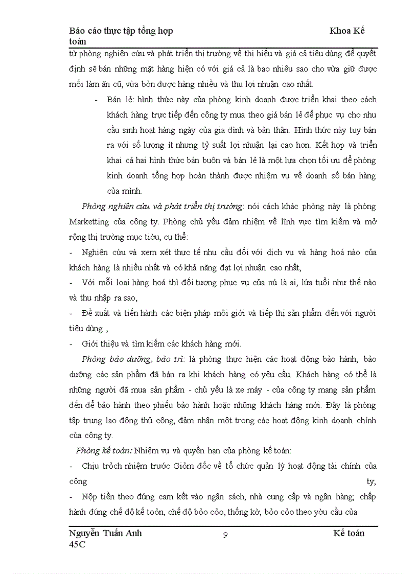 image for page Báo cáo thực tập tổng hợptại công ty Cổ phần Viễn Đông