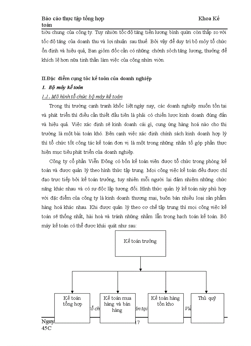 image for page Báo cáo thực tập tổng hợptại công ty Cổ phần Viễn Đông