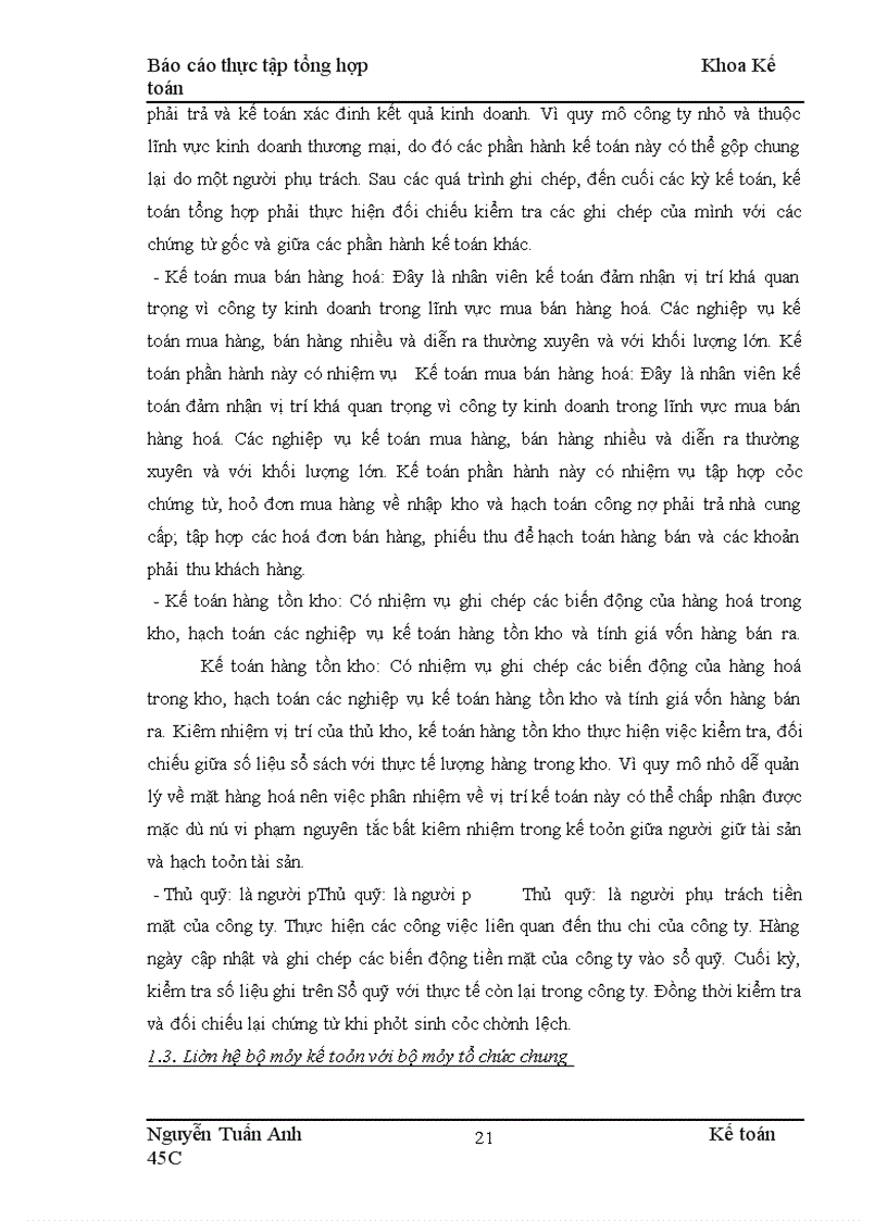 image for page Báo cáo thực tập tổng hợptại công ty Cổ phần Viễn Đông