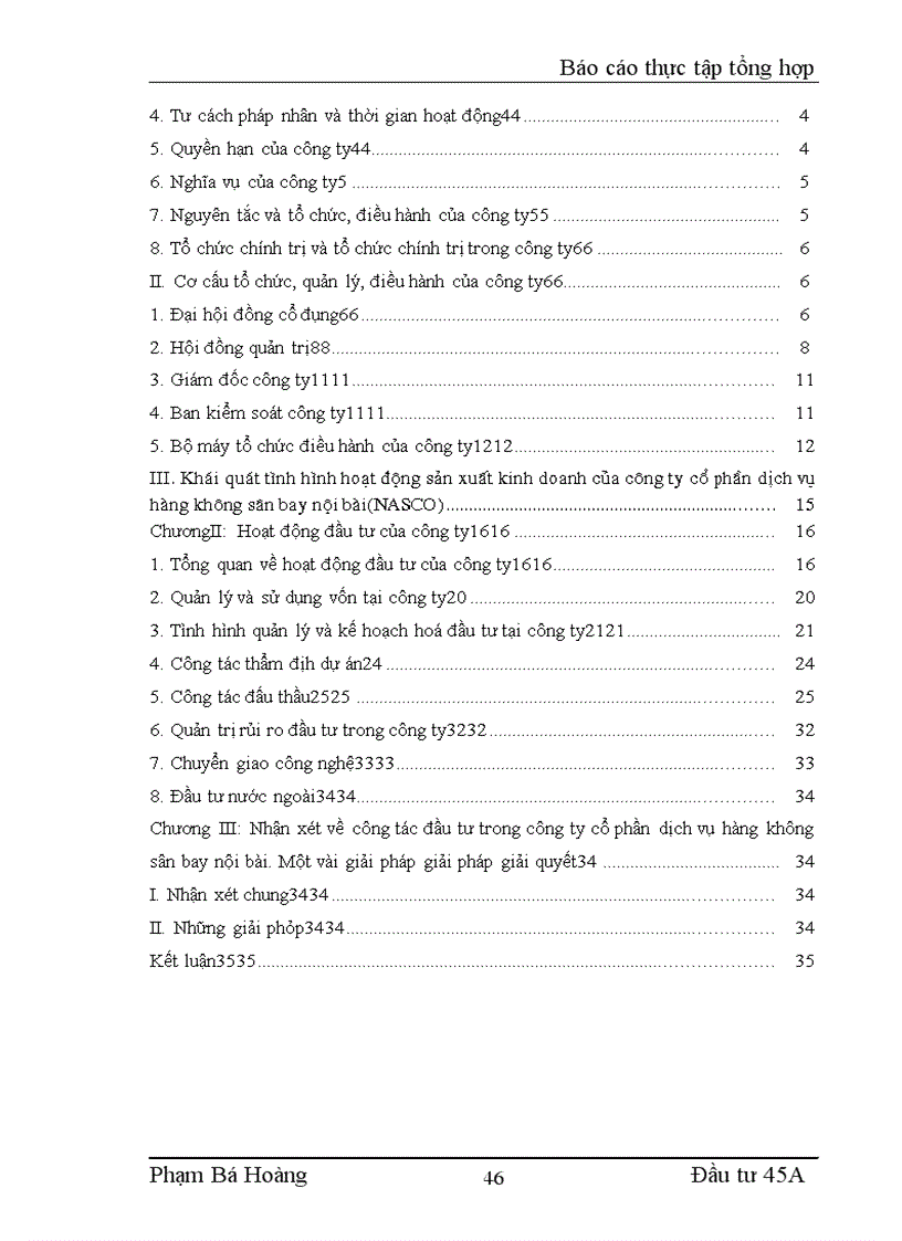 image for page Báo cáo thực tập tổng hợp tại Công ty cổ phần dịch vụ hàng không sân bay nội bài