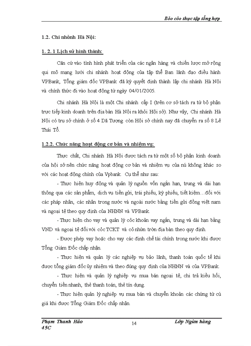 image for page Một số giải pháp góp phần phát triển hoạt động cho vay trả góp của VPBANK Hà Nội
