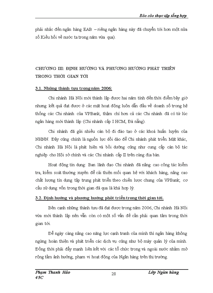 image for page Một số giải pháp góp phần phát triển hoạt động cho vay trả góp của VPBANK Hà Nội