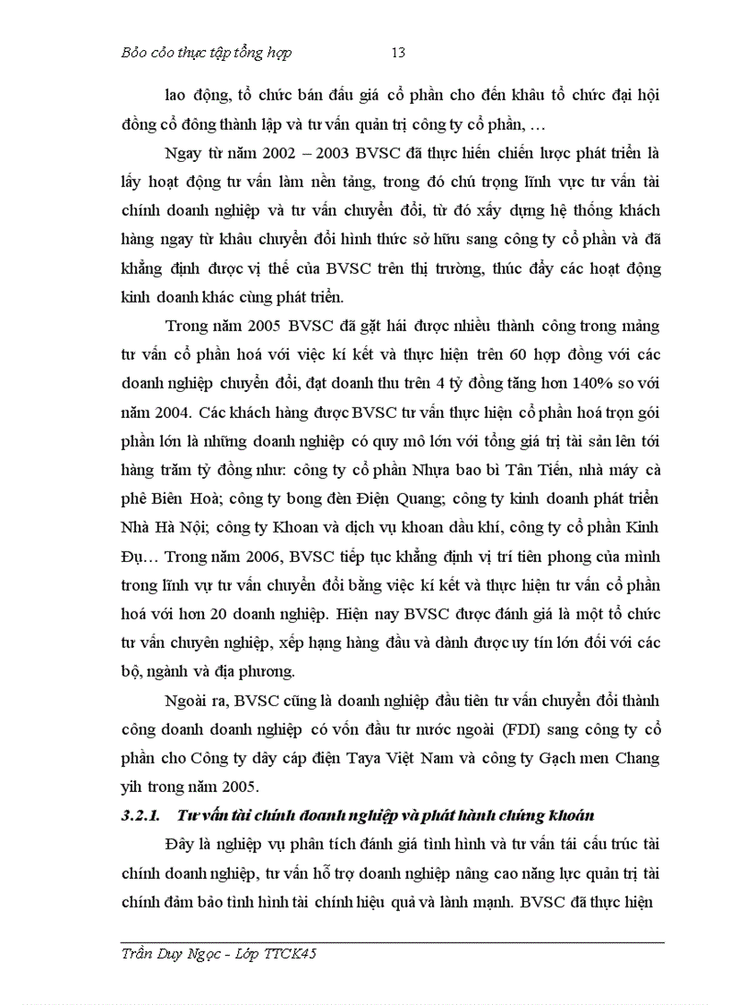 image for page Báo cáo thực tập tổng hợp tại Công ty CP Chứng khoán Bảo Việt