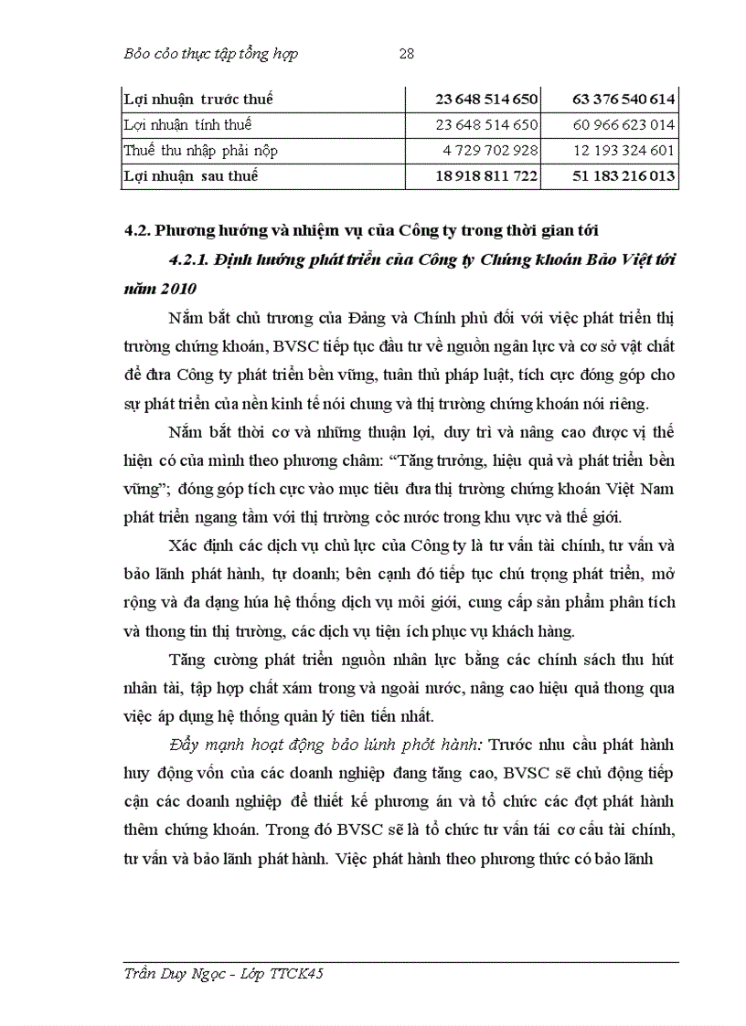 image for page Báo cáo thực tập tổng hợp tại Công ty CP Chứng khoán Bảo Việt