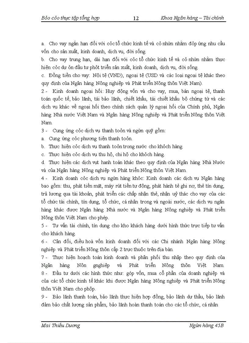 image for page Báo cáo thực tập tổng hợp tại Chi nhánh Ngân hàng Nông nghiệp và Phát triển Nông thôn Hà Nội