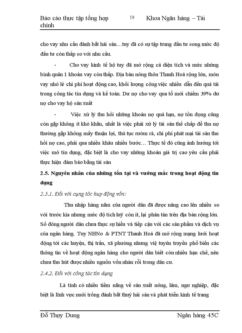 image for page Nâng cao chất lượng hoạt động cho vay hộ sản xuất nông nghiệp ở Ngân hàng nông nghiệp và phát triển nông thôn Thanh Hoá