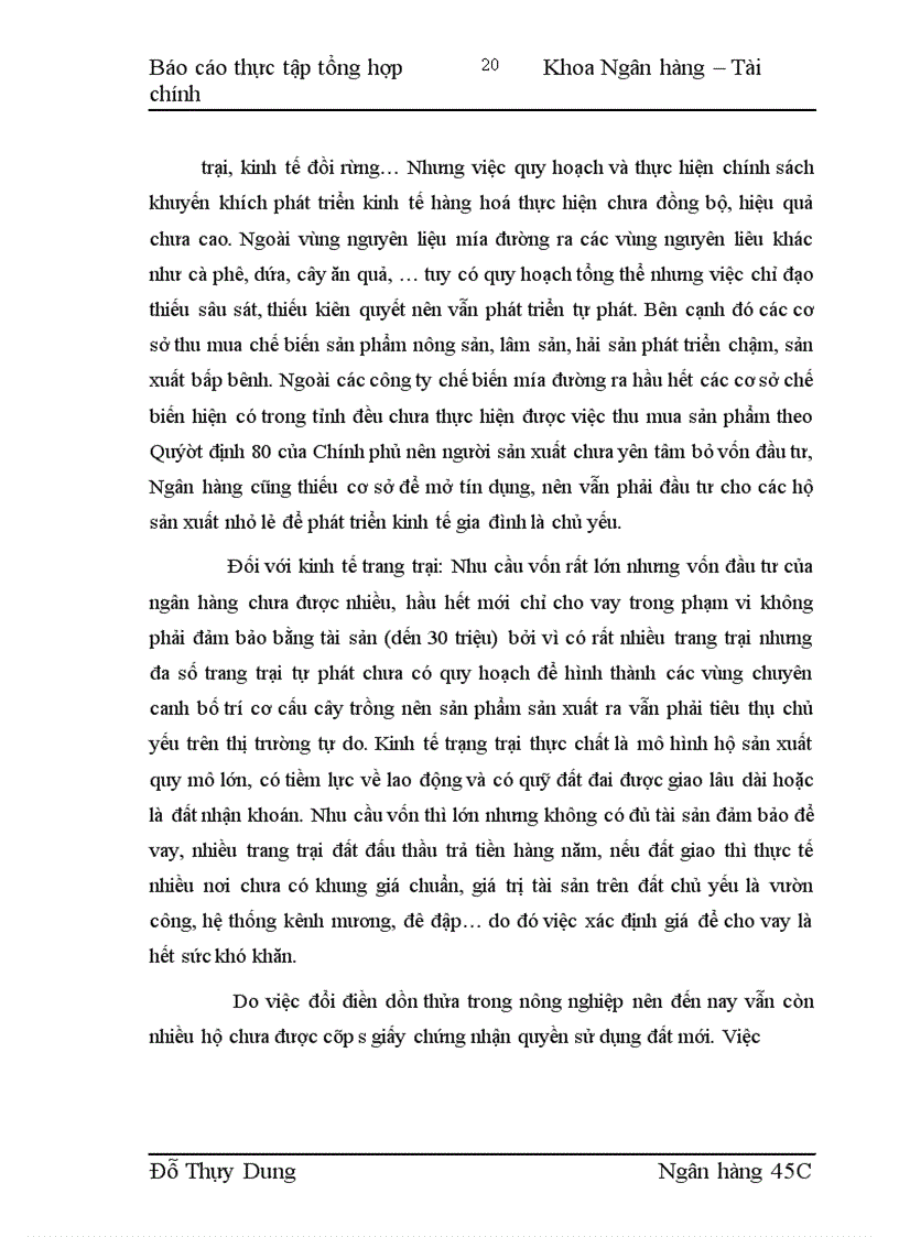 image for page Nâng cao chất lượng hoạt động cho vay hộ sản xuất nông nghiệp ở Ngân hàng nông nghiệp và phát triển nông thôn Thanh Hoá