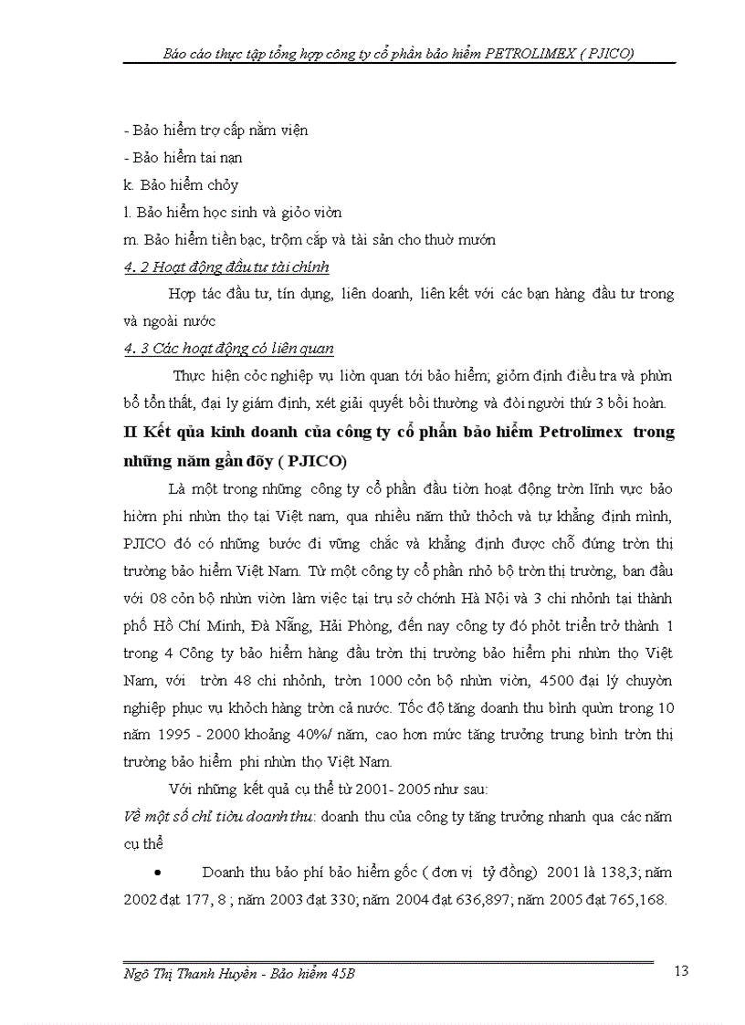 image for page Báo cáo thực tập tổng hợp công ty cổ phần bảo hiểm PETROLIMEX ( PJICO)