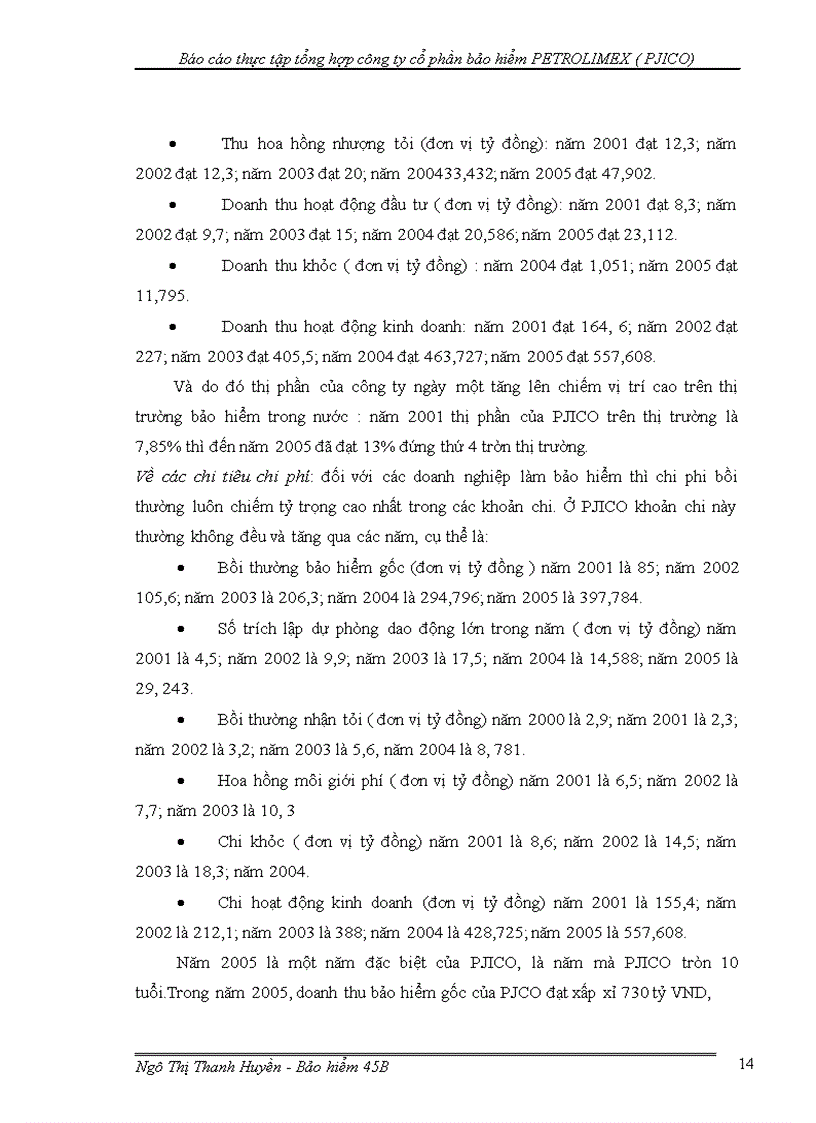 image for page Báo cáo thực tập tổng hợp công ty cổ phần bảo hiểm PETROLIMEX ( PJICO)