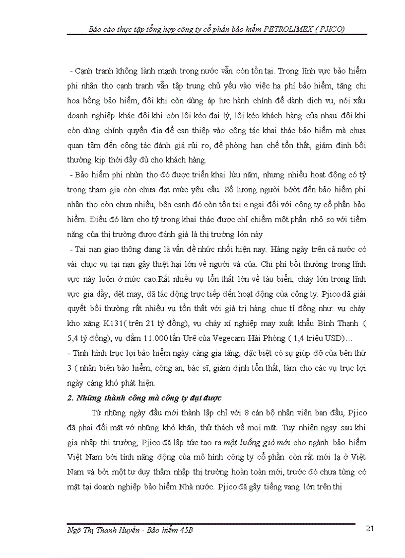 image for page Báo cáo thực tập tổng hợp công ty cổ phần bảo hiểm PETROLIMEX ( PJICO)
