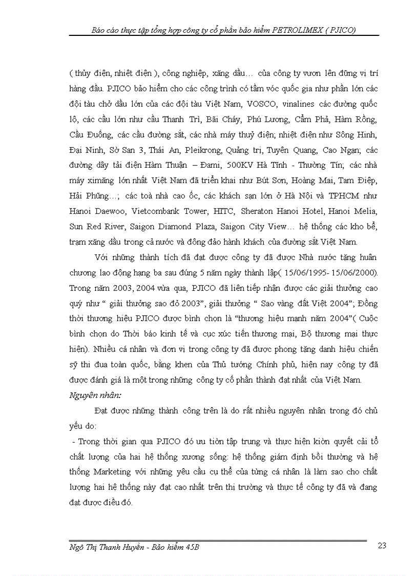 image for page Báo cáo thực tập tổng hợp công ty cổ phần bảo hiểm PETROLIMEX ( PJICO)