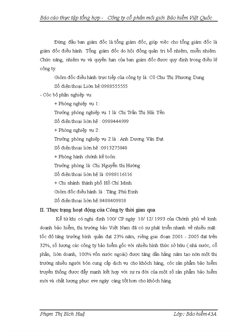 image for page Báo cáo tổng hợp - công ty cổ phần môi giới Bảo hiểm Việt Quốc