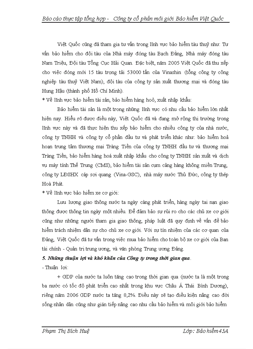 image for page Báo cáo tổng hợp - công ty cổ phần môi giới Bảo hiểm Việt Quốc