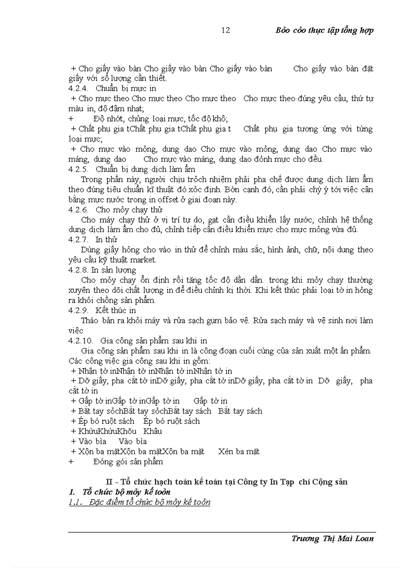 image for page Báo cáo thực tập tổng hợp Công ty in Tạp chí Cộng sản