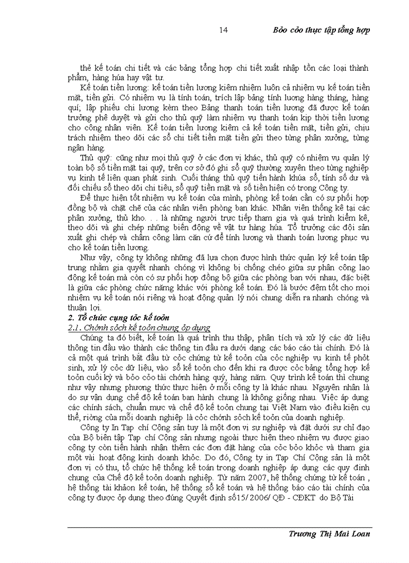 image for page Báo cáo thực tập tổng hợp Công ty in Tạp chí Cộng sản