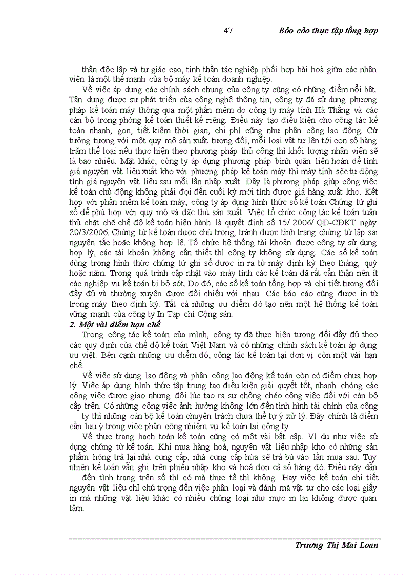image for page Báo cáo thực tập tổng hợp Công ty in Tạp chí Cộng sản
