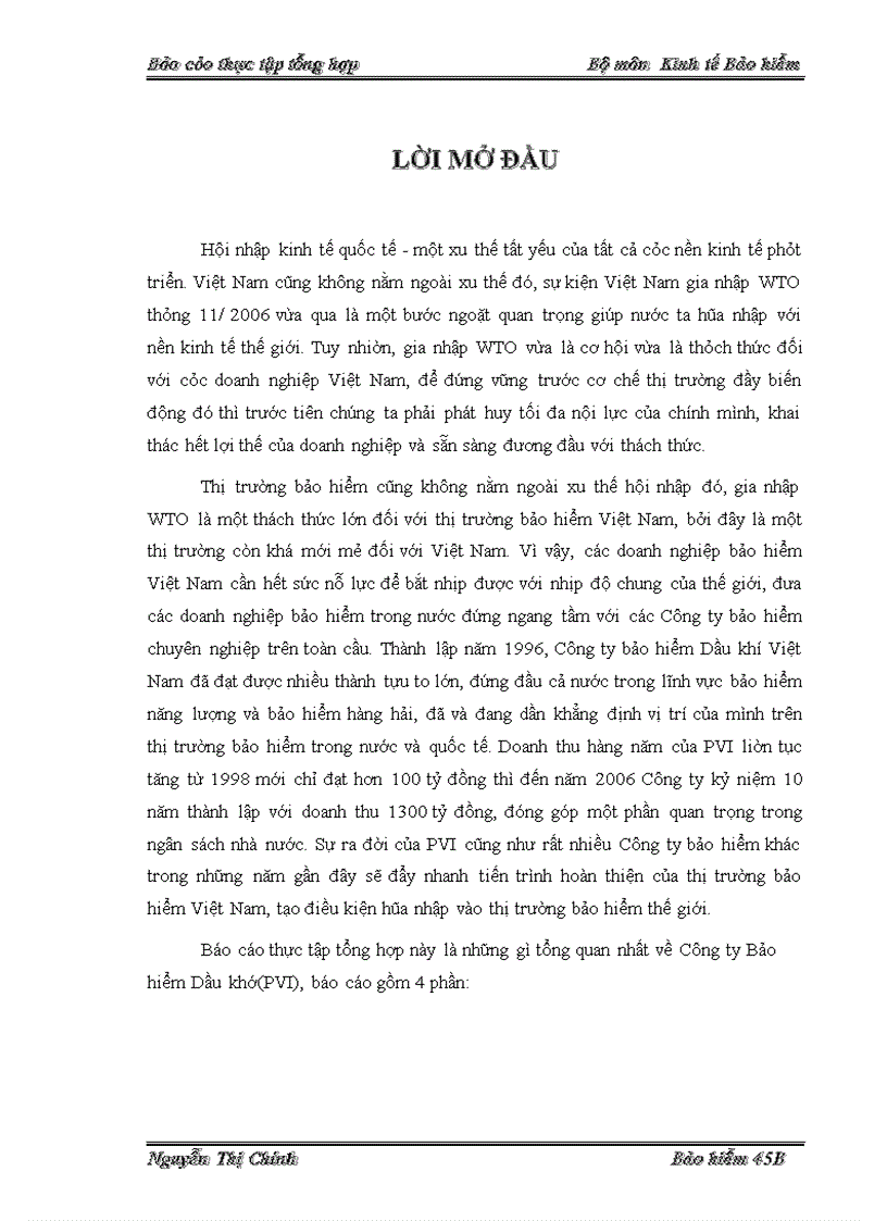 image for page Thực trạng hoạt động Phương hướng và nhiệm vụ Công ty bảo hiểm Dầu khí Việt Nam