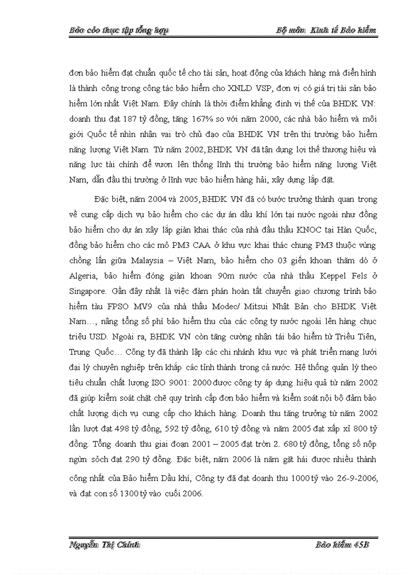 image for page Thực trạng hoạt động Phương hướng và nhiệm vụ Công ty bảo hiểm Dầu khí Việt Nam
