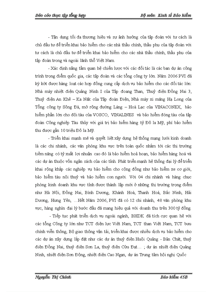 image for page Thực trạng hoạt động Phương hướng và nhiệm vụ Công ty bảo hiểm Dầu khí Việt Nam