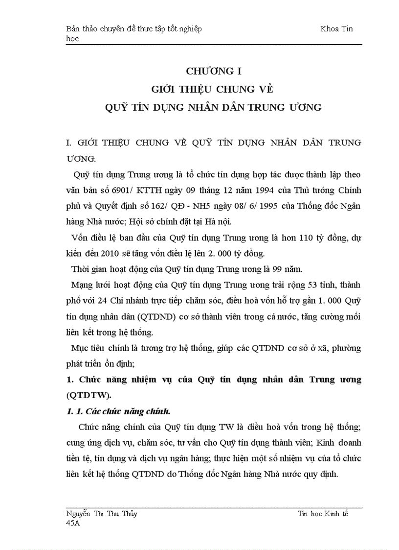 image for page Bản thảo về quỹ tín dụng nhân dân trung ương