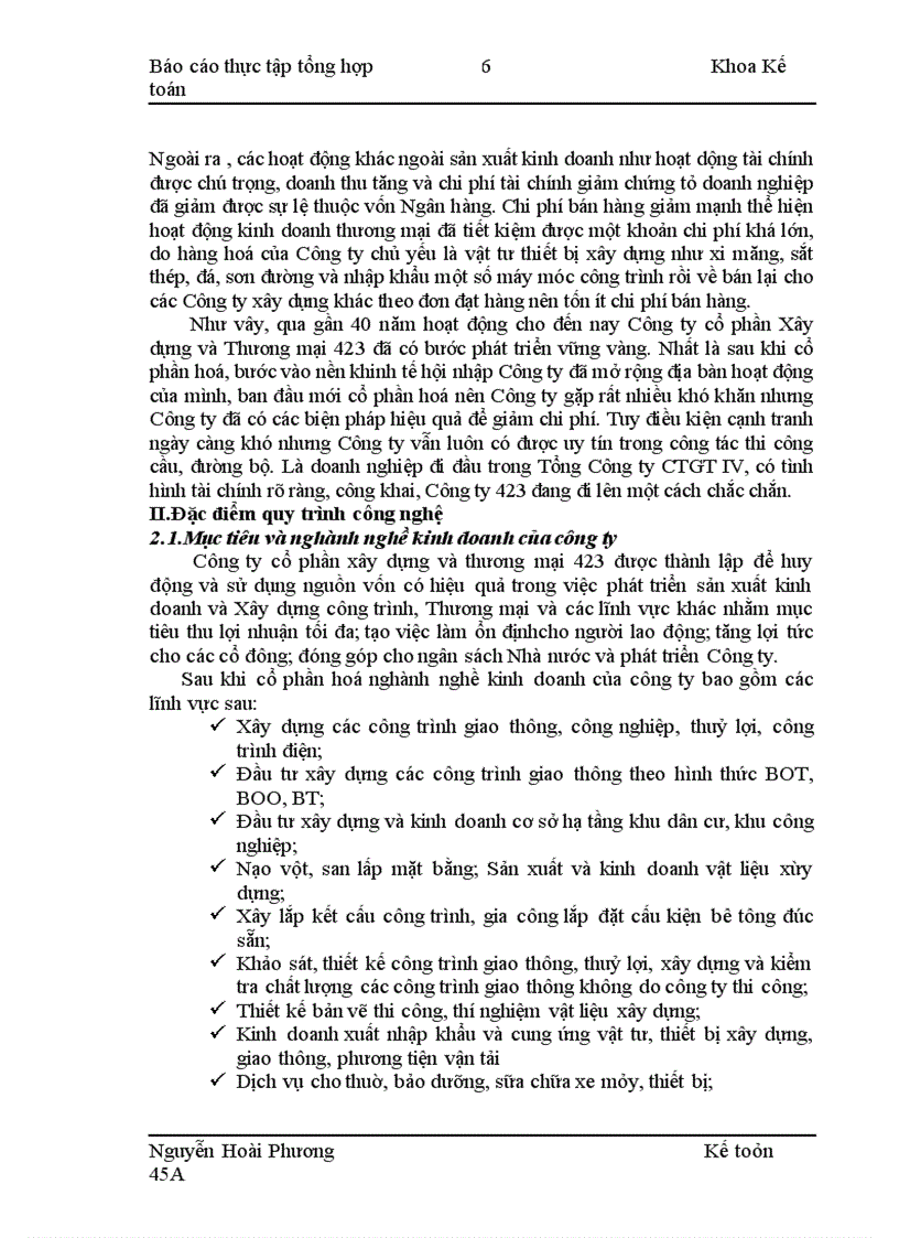 image for page Thực tập tại Công ty cổ phần Xây dựng và Thương mại 423