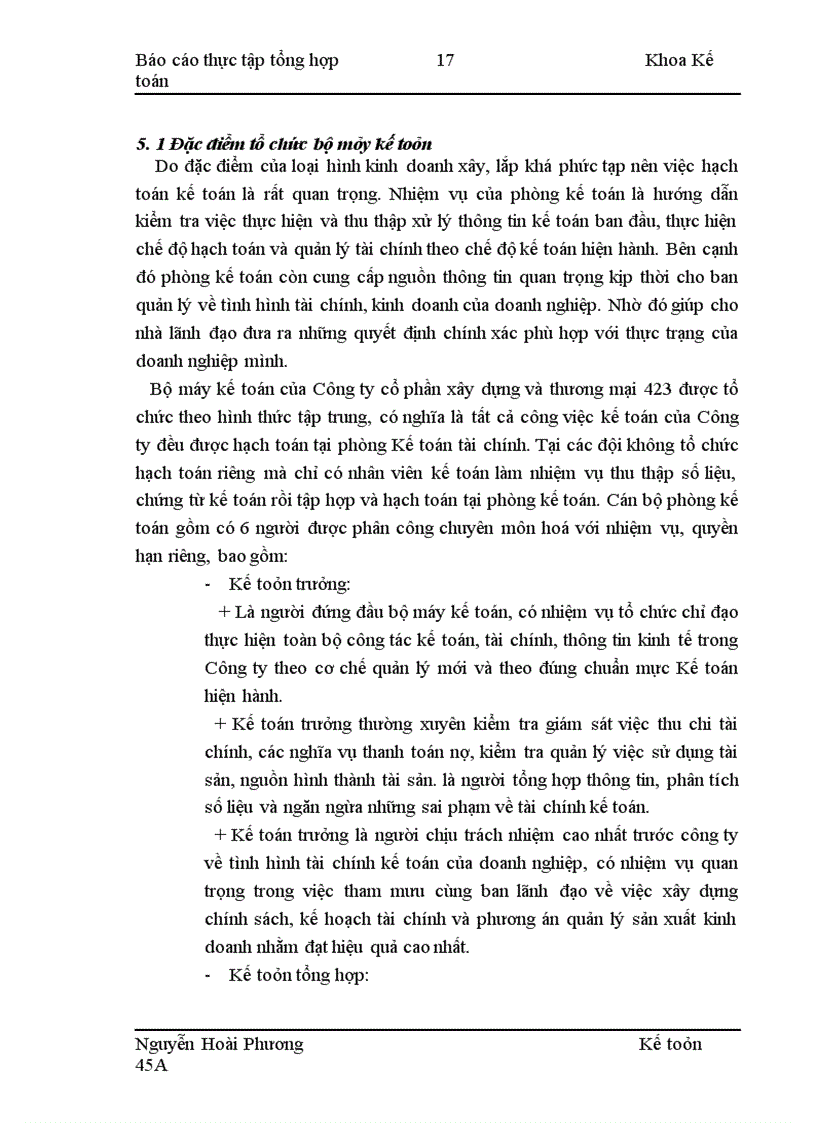 image for page Thực tập tại Công ty cổ phần Xây dựng và Thương mại 423