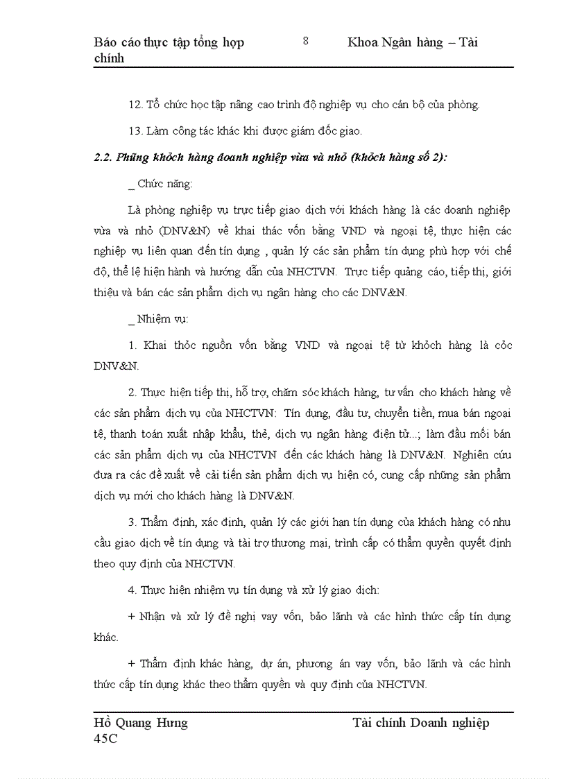 image for page Thực tập tại Chi nhánh Ngân hàng Công thương thành phố Hải Phòng