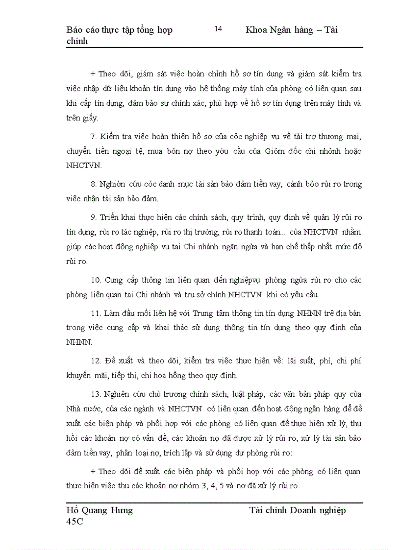 image for page Thực tập tại Chi nhánh Ngân hàng Công thương thành phố Hải Phòng