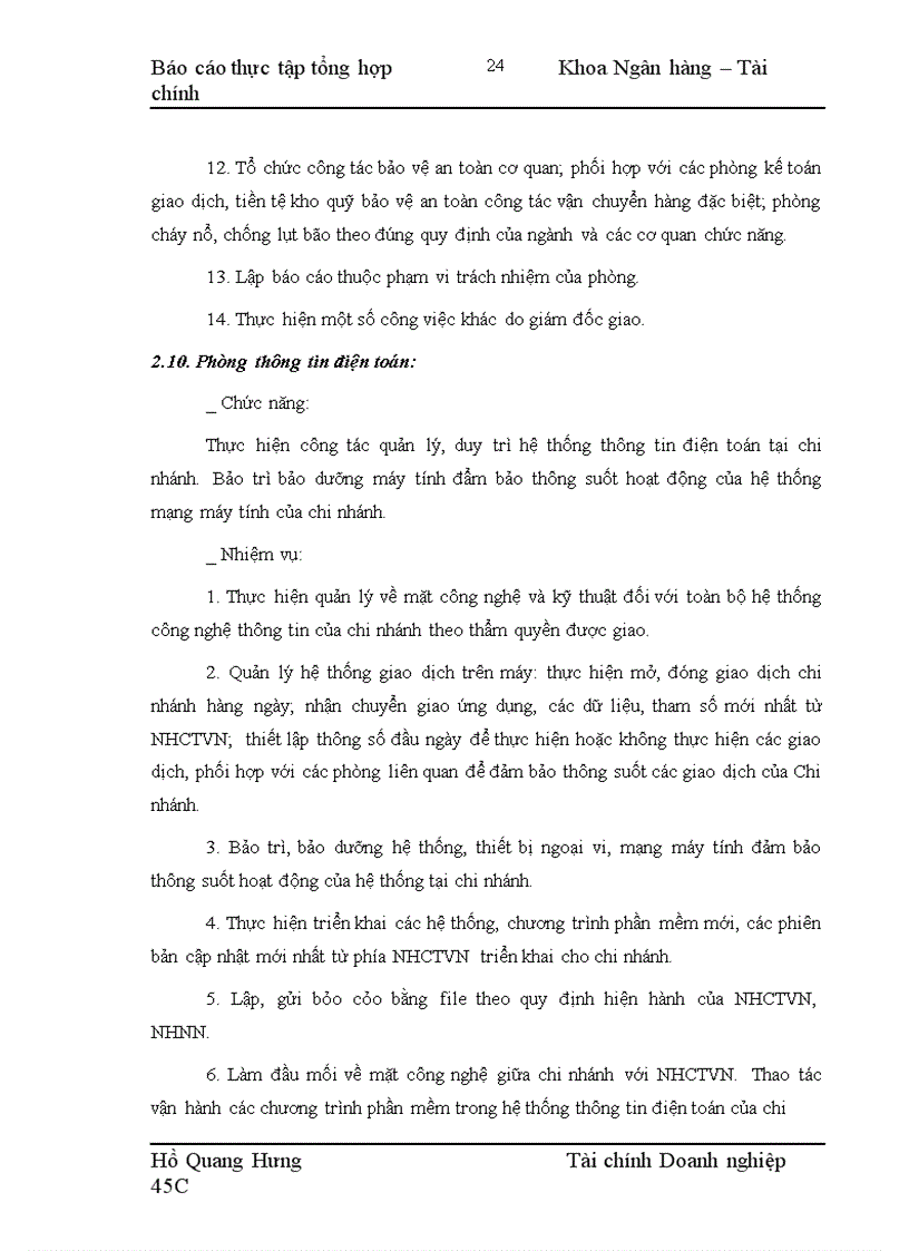 image for page Thực tập tại Chi nhánh Ngân hàng Công thương thành phố Hải Phòng