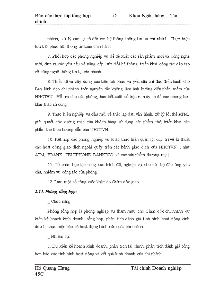 image for page Thực tập tại Chi nhánh Ngân hàng Công thương thành phố Hải Phòng