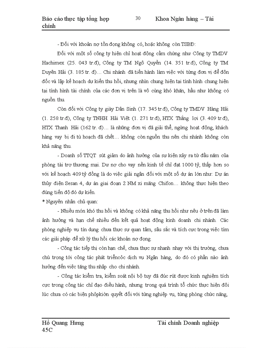 image for page Thực tập tại Chi nhánh Ngân hàng Công thương thành phố Hải Phòng