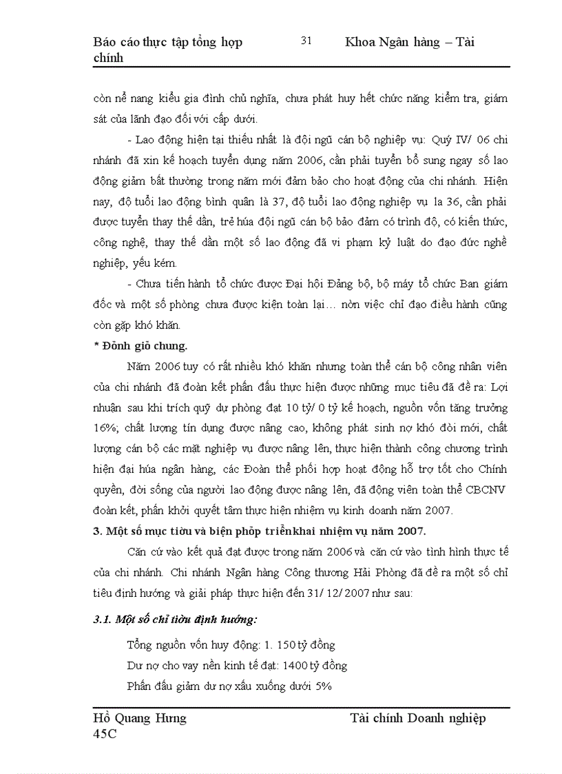 image for page Thực tập tại Chi nhánh Ngân hàng Công thương thành phố Hải Phòng