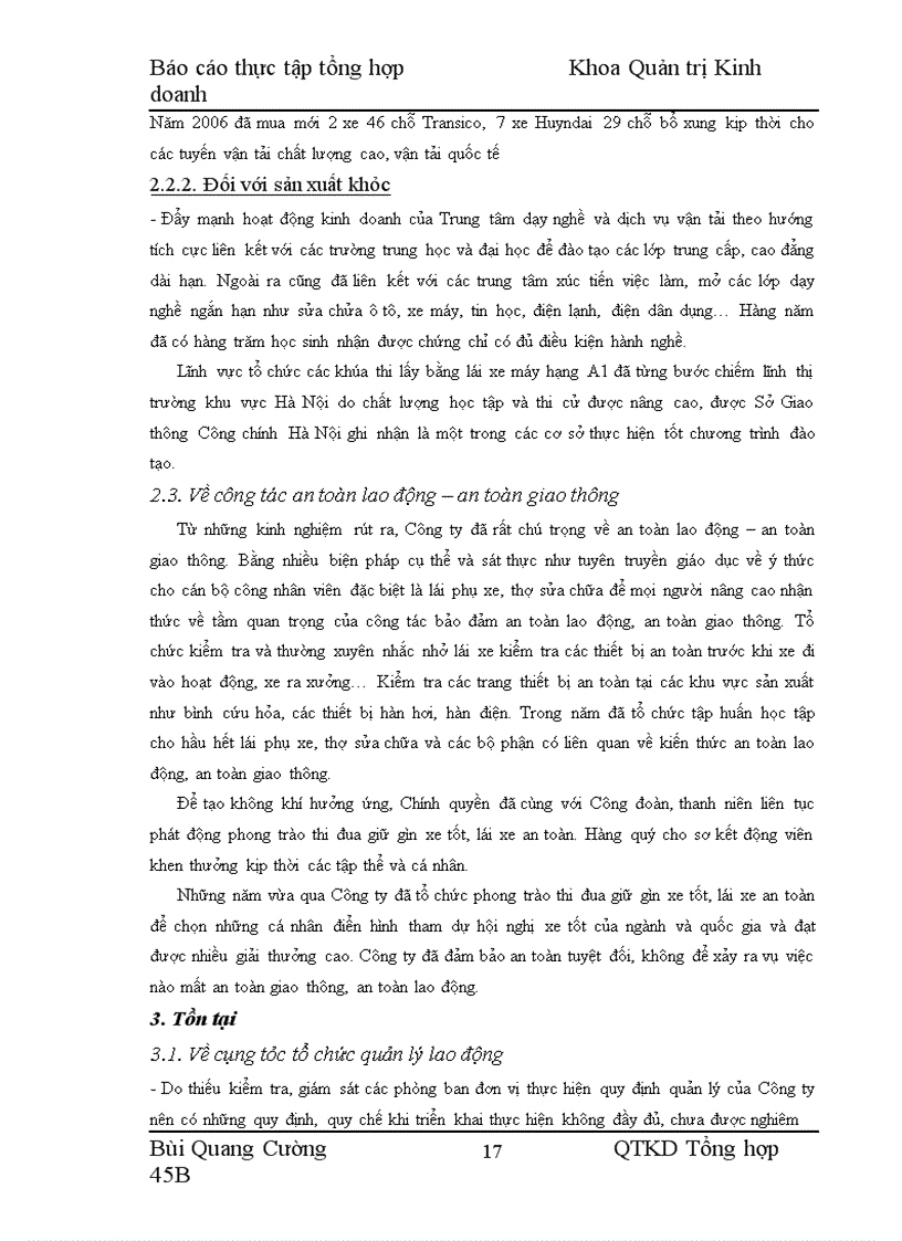 image for page Thực tập tại Công ty cổ phần vận tải hành khách số 14