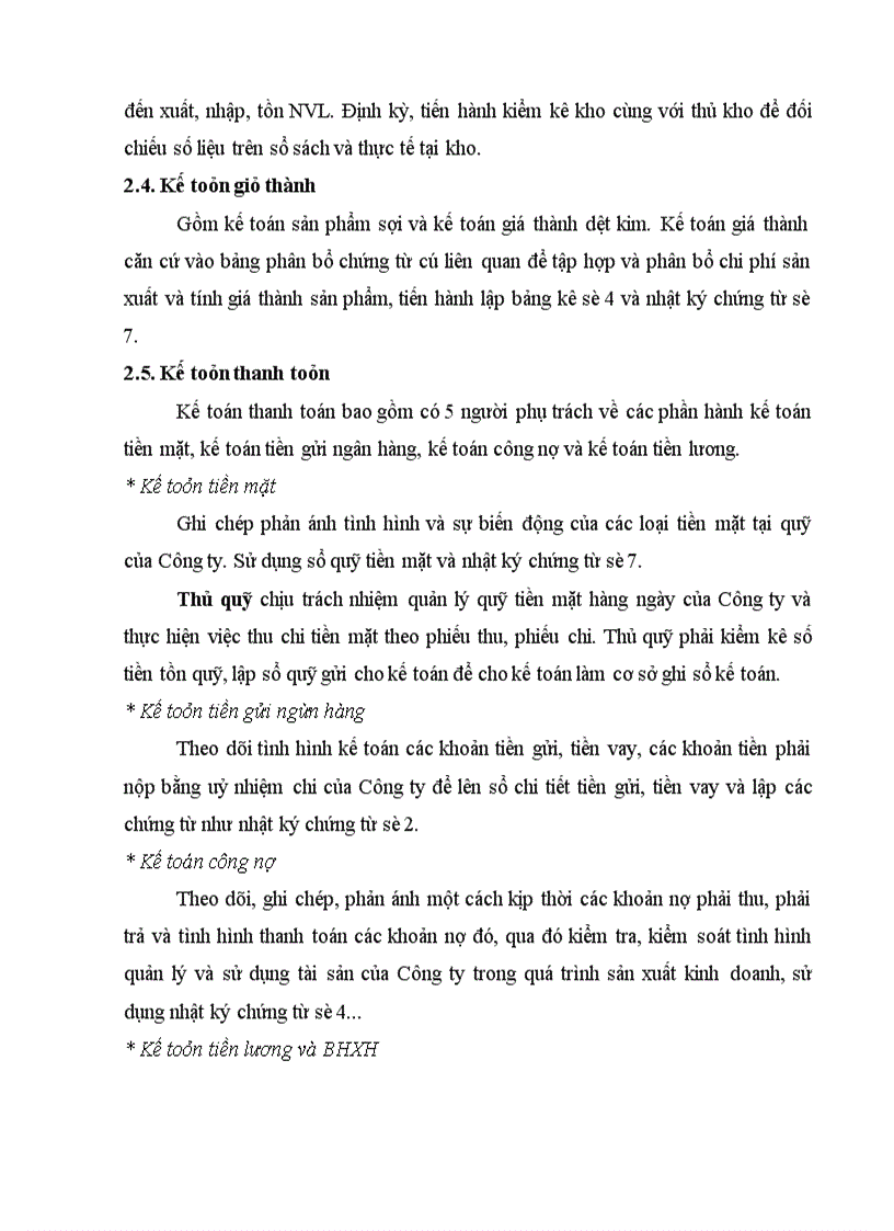 image for page Đặc điểm tổ chức công tác kế toán tại Công ty Dệt May Hà Nội