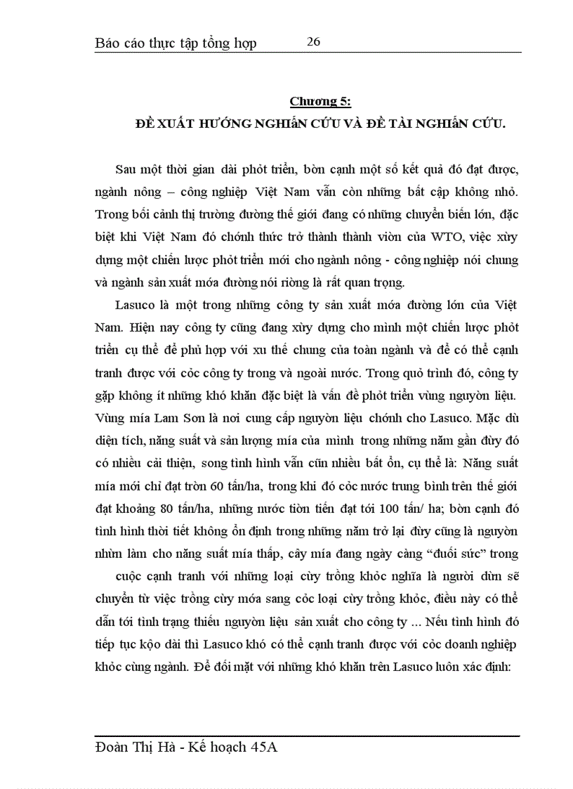 image for page Giải pháp phát triển vùng nguyên liệu tại công ty cổ phần mía đường Lam Sơn đến năm 2010