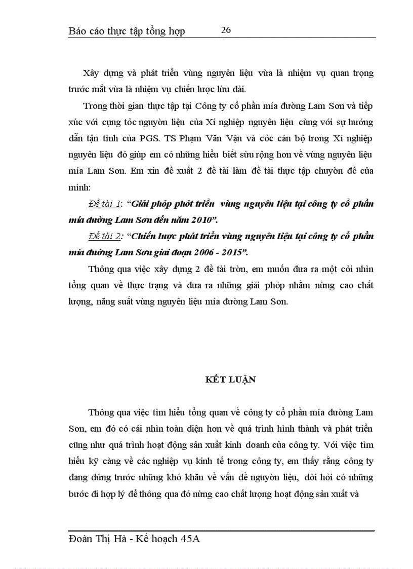 image for page Giải pháp phát triển vùng nguyên liệu tại công ty cổ phần mía đường Lam Sơn đến năm 2010