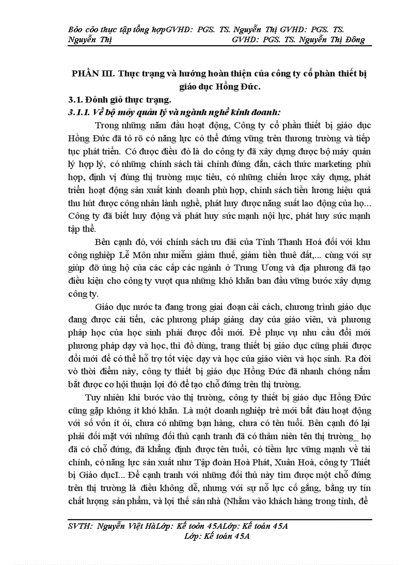 image for page Thực tập tổng hợp tại Công ty Cổ phần thiết bị giáo dục Hồng Đức.