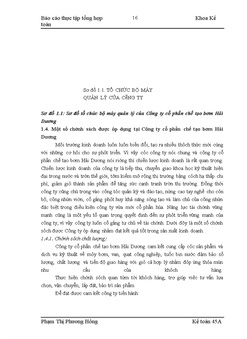 image for page Thực tập tổng hợp tại Công ty cổ phần chế tạo bơm Hải Dương