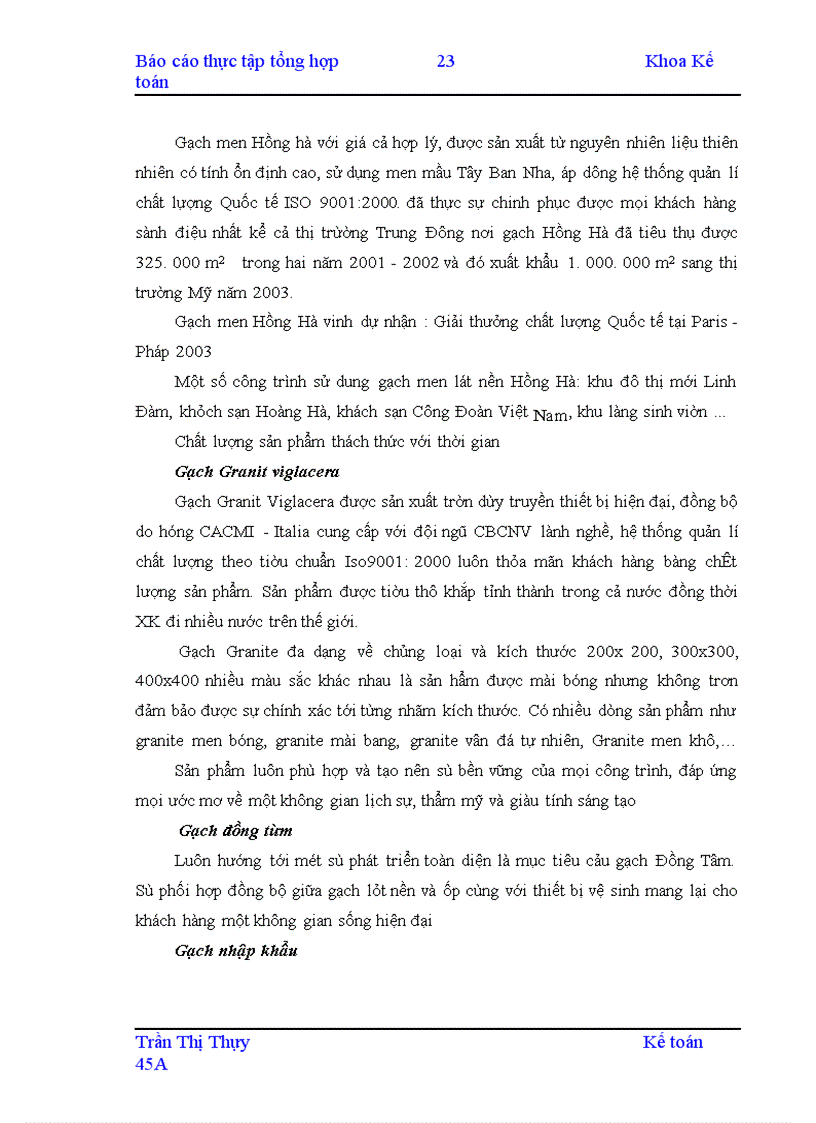 image for page Báo cáo thực tập tổng hợp công ty TNHH Thương Mại và Xây Dựng Minh Hiếu