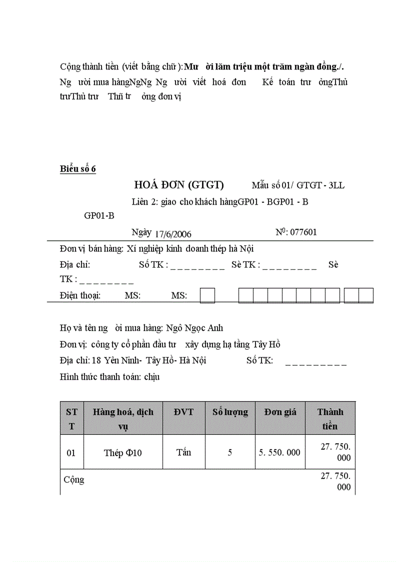 image for page Công tác kế toán nguyên vật liệu tại Công ty cổ phần đầu tư xây dựng hạ tầng Tây Hồ