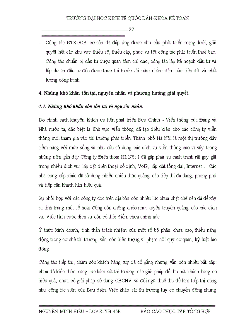 image for page Báo cáo thực tập tại Công ty điện thoại Hà Nội 1