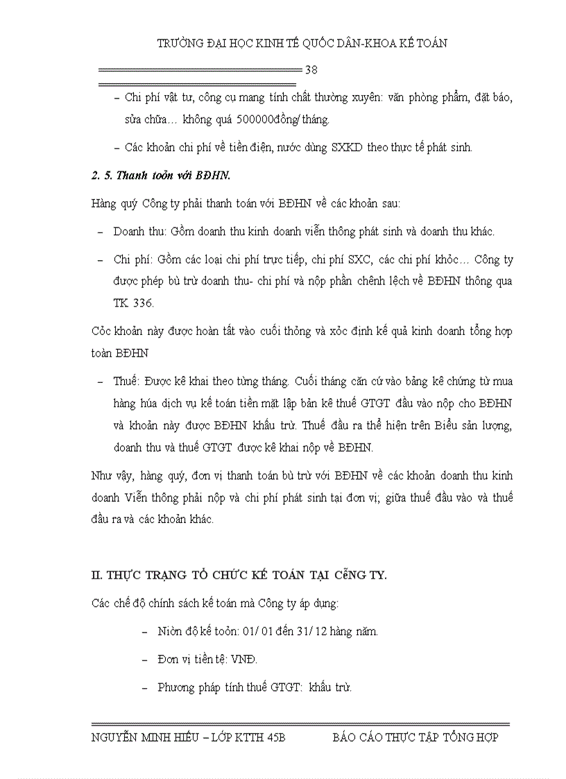 image for page Báo cáo thực tập tại Công ty điện thoại Hà Nội 1