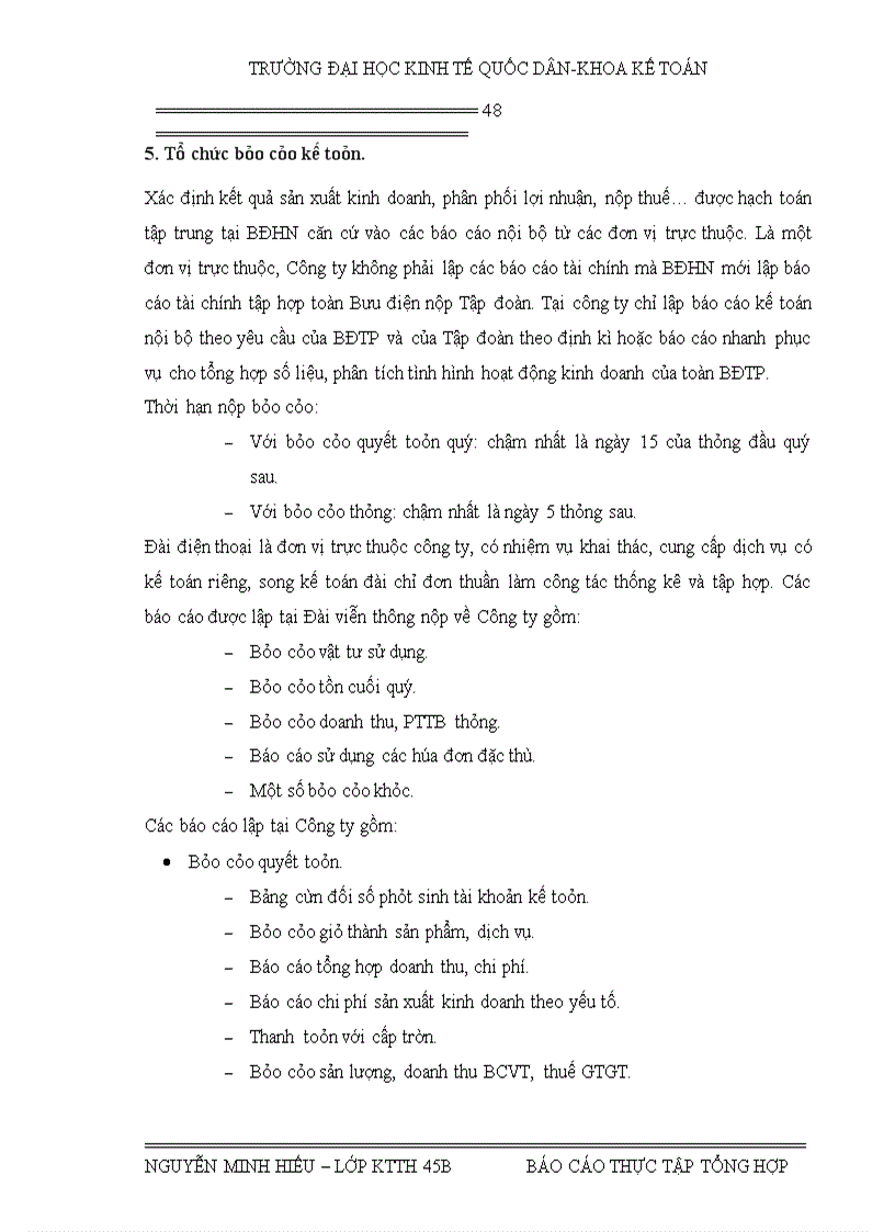 image for page Báo cáo thực tập tại Công ty điện thoại Hà Nội 1