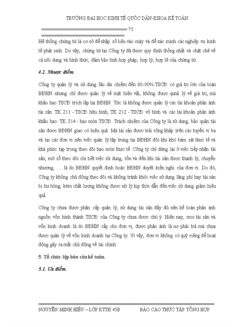 image for page Báo cáo thực tập tại Công ty điện thoại Hà Nội 1