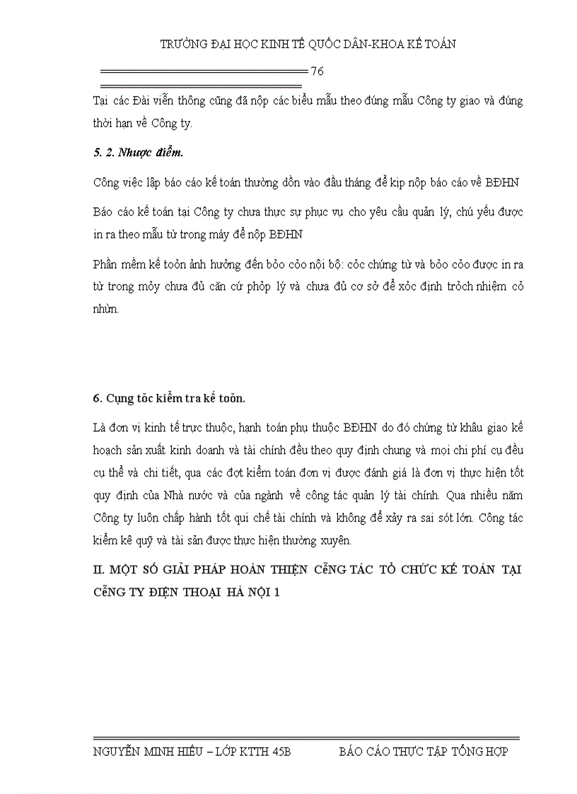 image for page Báo cáo thực tập tại Công ty điện thoại Hà Nội 1