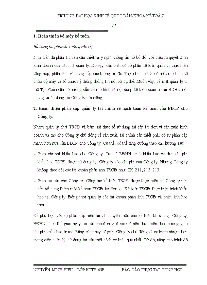 image for page Báo cáo thực tập tại Công ty điện thoại Hà Nội 1