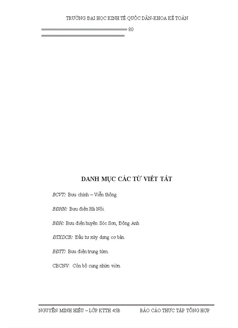 image for page Báo cáo thực tập tại Công ty điện thoại Hà Nội 1