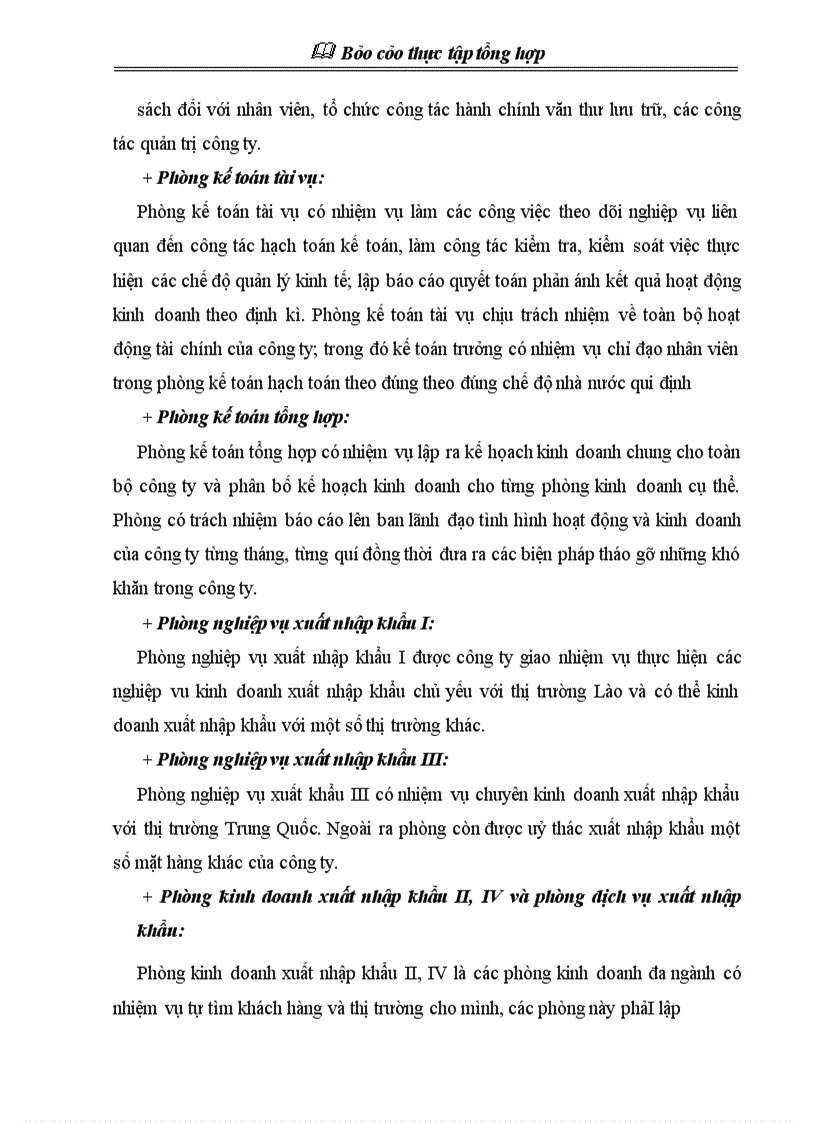 image for page Báo cáo thực tập tổng hợp Công ty cổ phần xuất nhập khẩu và hợp tác đầu tư Vilexim