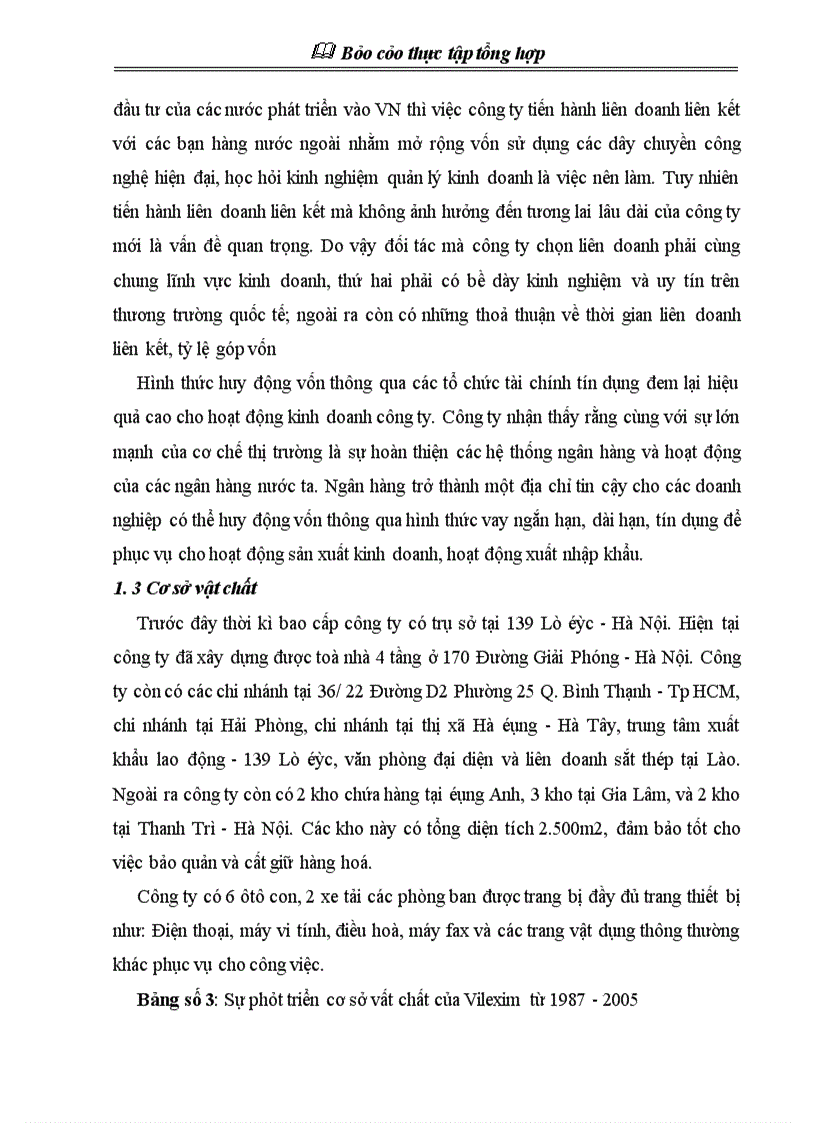 image for page Báo cáo thực tập tổng hợp Công ty cổ phần xuất nhập khẩu và hợp tác đầu tư Vilexim