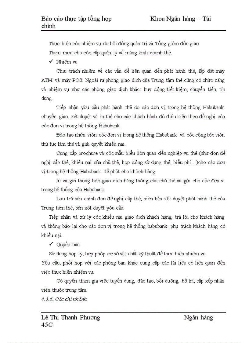 image for page Báo cáo thực tập tổng hợp tại Habubank